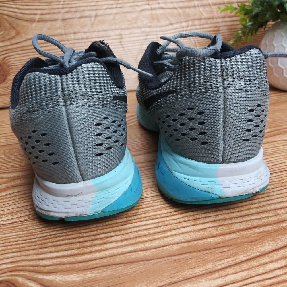 Nike Women's Air Zoom Structure 19 Gray Running Shoe sneakers size 9.5 - Picture 6 of 11
